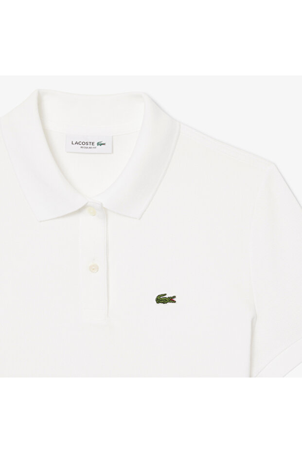 Kadın Regular Fit Beyaz Polo - 4