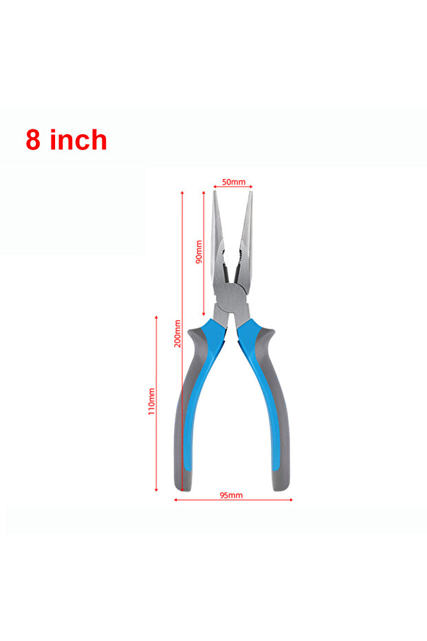 F 8''/6”Universal Multifunctional Diagonal Pliers Needle Nose Pliers Hardware Tools Universal Wire .