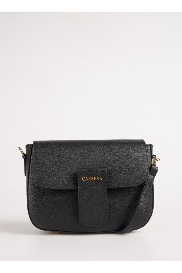 Black Women's Leather Crossbody Bag Carbyn03 Vtz