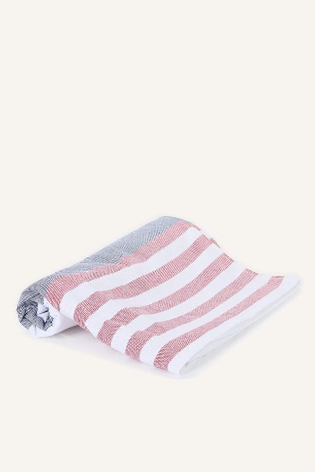 Patterned Cotton Beach Towel E3771Ax25Sm