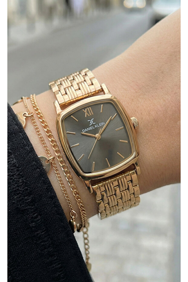 Premium Rose Gold Stainless Steel Watch for Women DK.1.14115-5