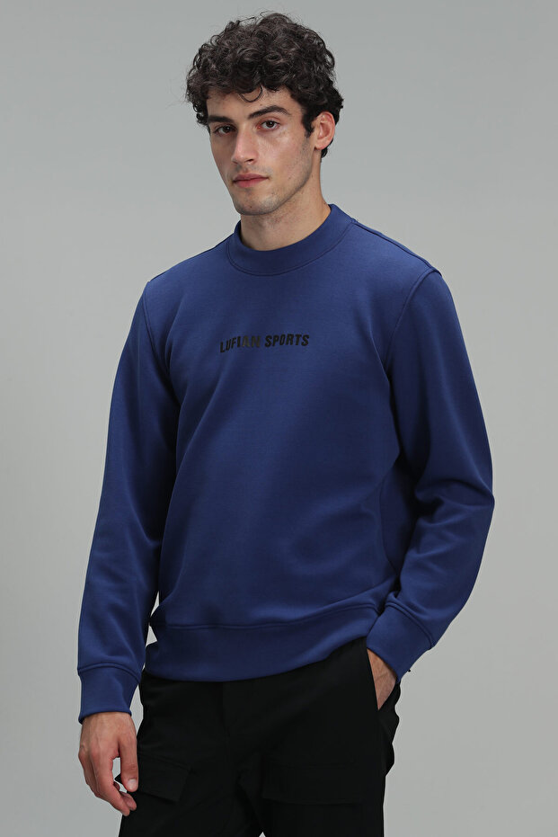 Star Men's Sweatshirt Cobalt Blue