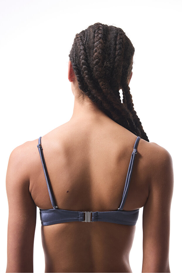 Seashell Gray Underwire Bikini Top - 2