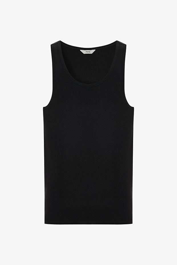 Men's Thermal Black Undershirt - 2