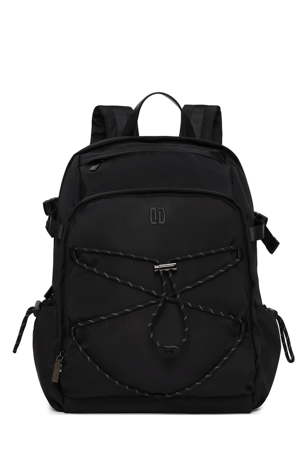 Men's Black Fabric Backpack 26Sbd33026F
