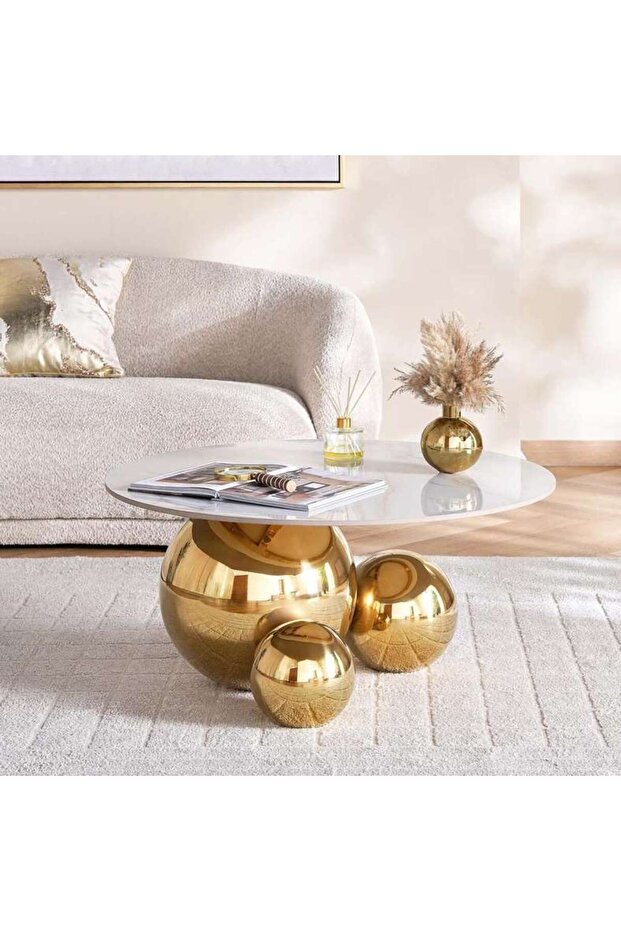 Doran Coffee Table - White