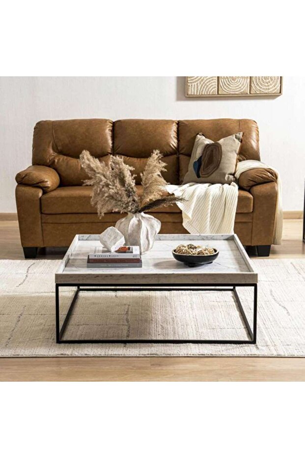 Nagoya Coffee Table Marble - White Black