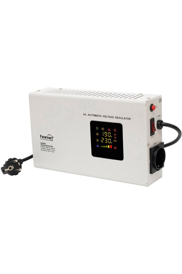 Voltage stabilizer, 2000VA, flat, wall mounted