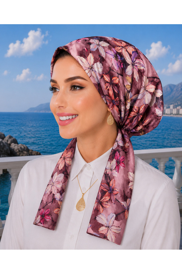 قماش قطني للوشاح والقبعات لا ينزلق