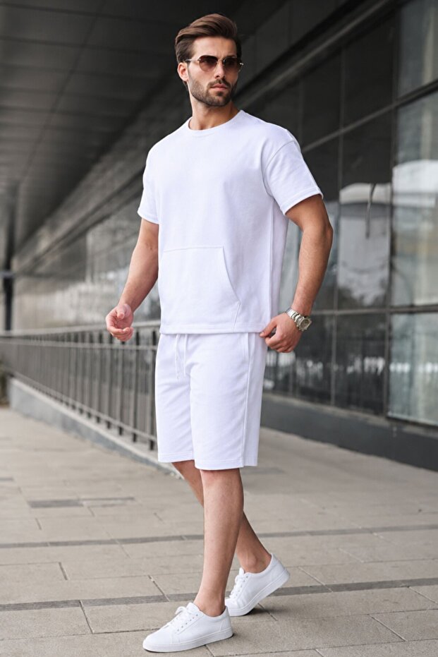 White Basic Ανδρικό Σορτς 5921 - 1