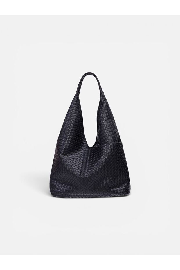 Dora Black Large Size Hand and Shoulder Bag