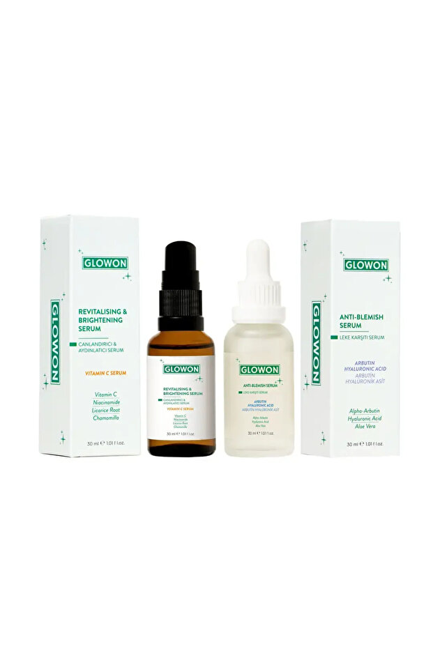 Renk Eşitsizliği ve Karşıtı Aydınlatıcı İkili Set - C Vitamini ve Leke Karşıtı Serum - 1