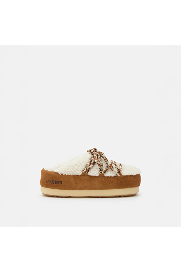 Women's / Girls' Slippers 80D1470100-Ma03 Evx Mule Shearling Whisky/Off White