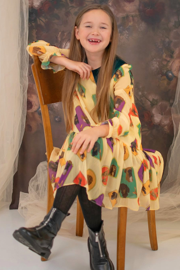 Dog Pattern Dress - 3