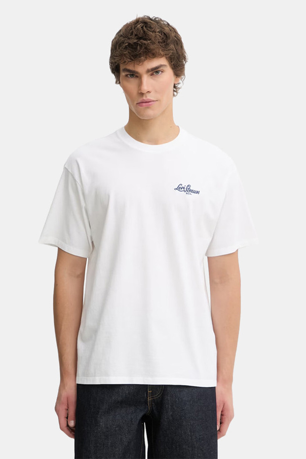 Cotton Regular Fit Logo Crew Neck t Shirt Men's t Shirt A9440