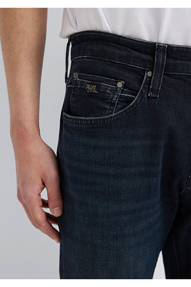 Jake Lux Black Puslu Vintage Koyu Jean Pantolon 0042287868 - 8