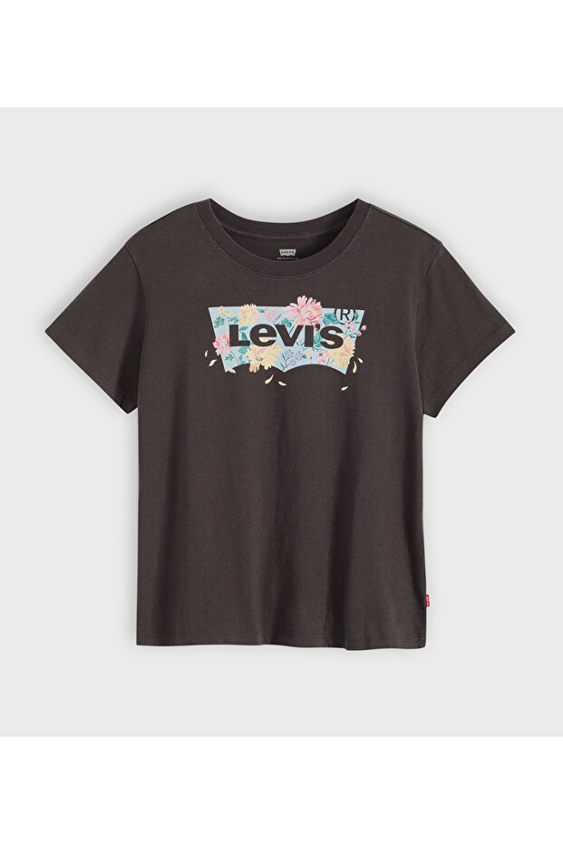 Women's Logo Printed Short Sleeve Casual T-Shirt - 005Gv-0020