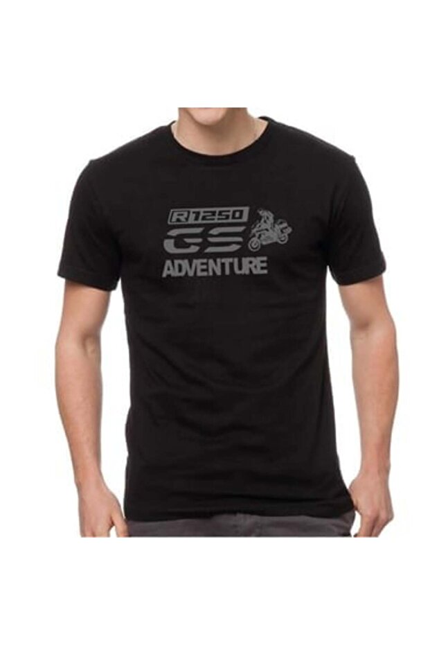 Bmw R1250Gs Designed Biker T-Shirt White