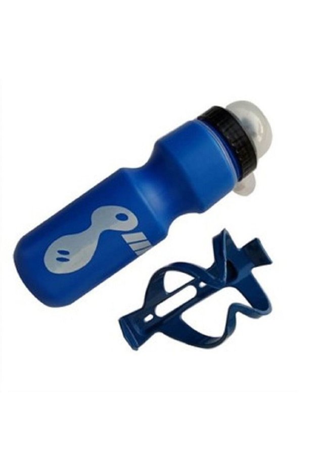 Blue 750ml Bicycle Waterbottle Mountain Road Bike Water Bottle Outdoor Cycling Kettle Portable with