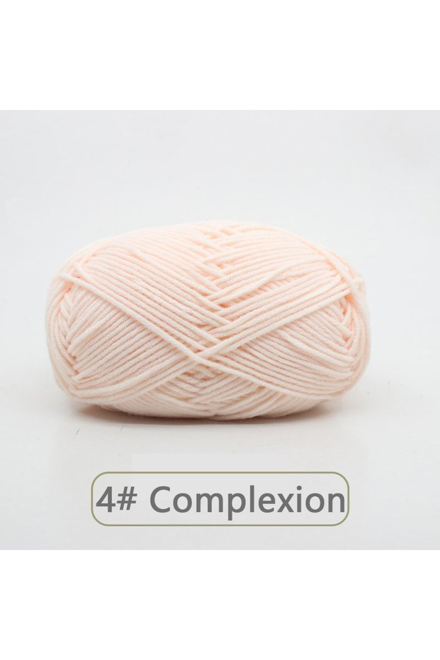 YMX-04 50g Soft Wool Milk Cotton Yarn Crochet Anti-Pilling Hand Knitting Thread For Cardigan Scarf H