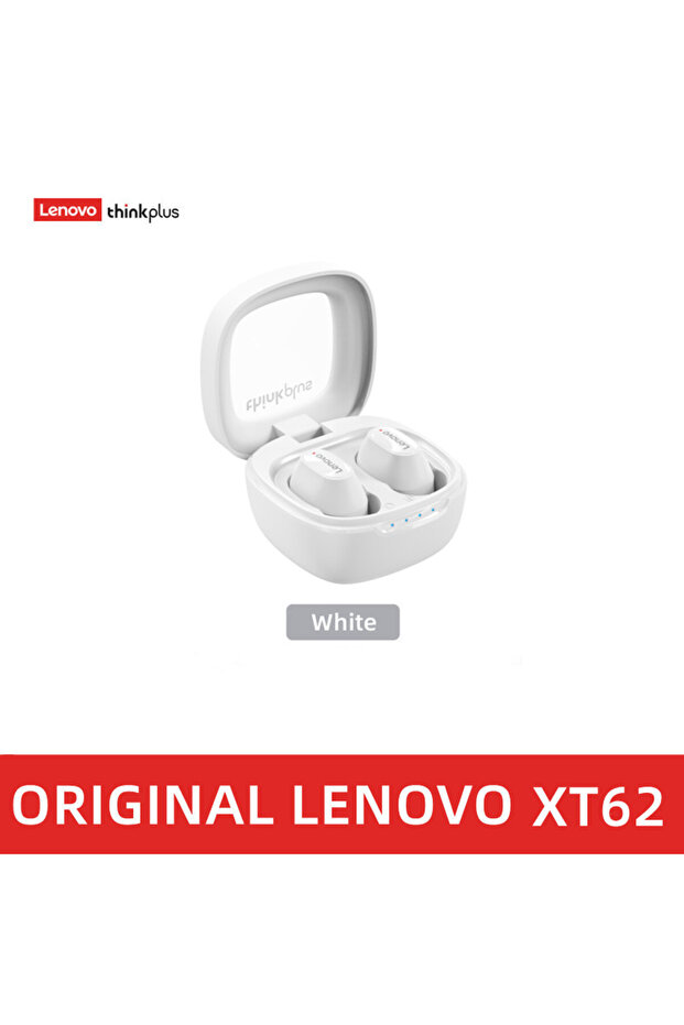 سماعات أذن XT62 بيضاء أصلية XT62 مزودة بتقنية البلوتوث 5.3 وسماعات أذن لاسلكية منخفضة الكمون صغيرة الحجم
