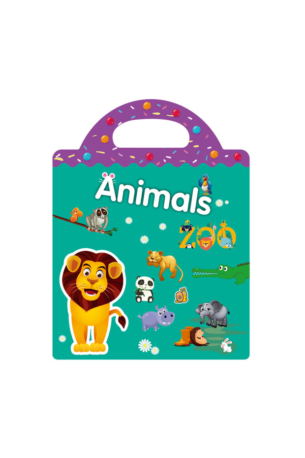 4 New Children Reusable Scene Cute Stickers DIY Puzzle Sticker Games Books Cartoon Animal Learning C