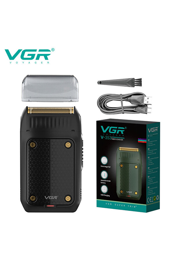 USB VGR 353 Single-blade Pro Electric Rechargeable Foil shaver for men Portable razor