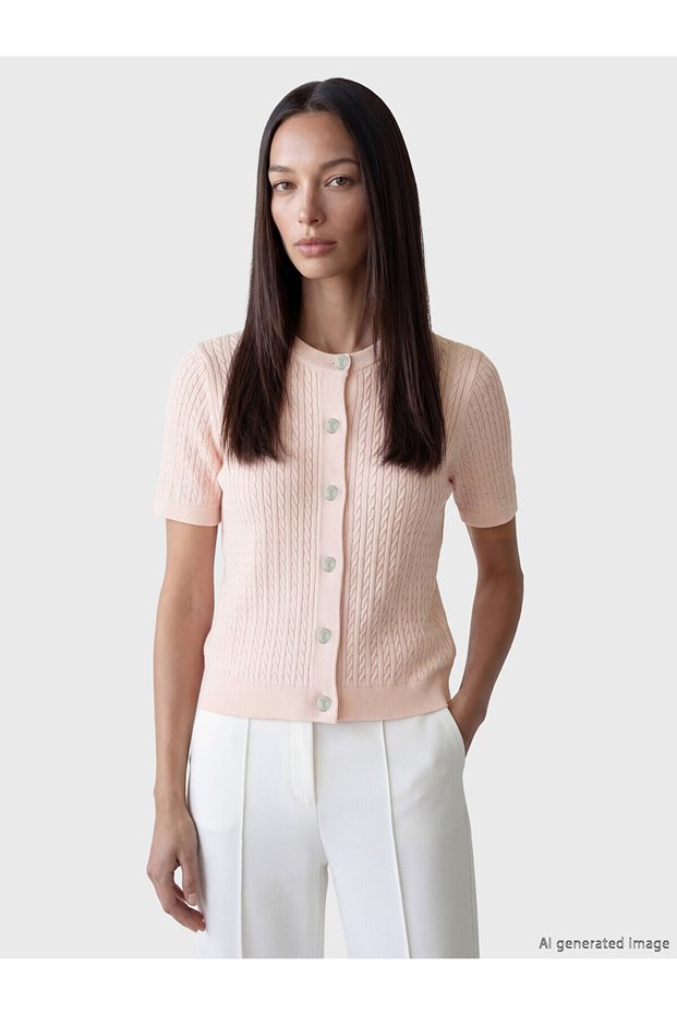 Pink Bicycle Yak Women's Knitwear Cardigan