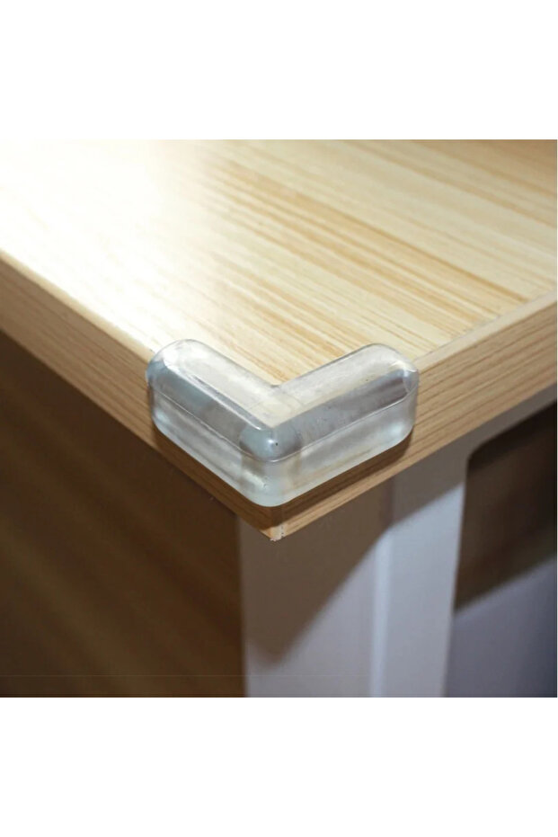 4Pcs 4PCS Child Safety Transparent Silicone Protector Table Corner Protection Cover Children Anticol