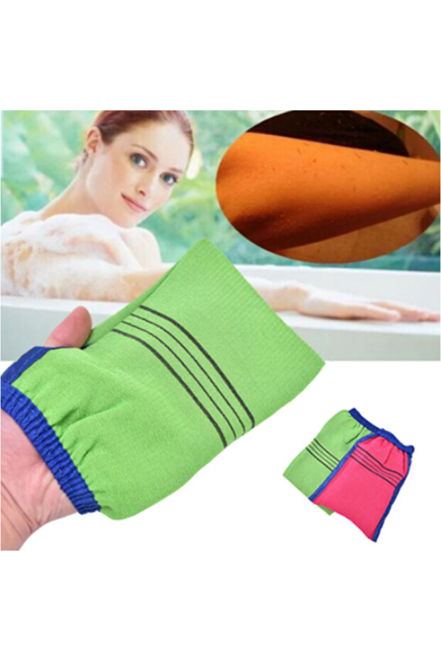 1PC Double-Sided Towel Korean Exfoliating Bath Washcloth Body Scrub Shower Towel For Adults Coars...