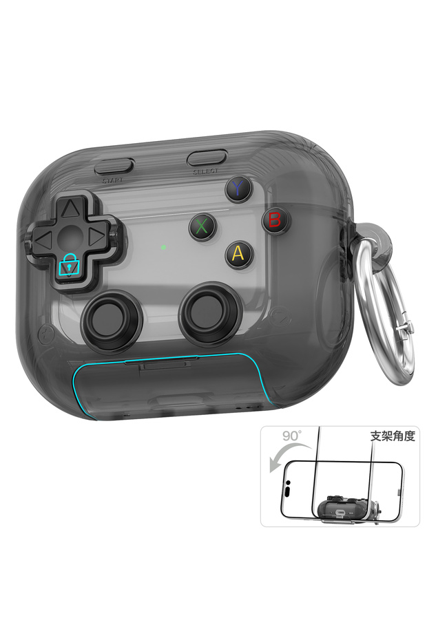 for Airpodspro pro2 black 3D Game Console Protective Case for AirPods Pro 3 2 1 Cases Cover Liquid S