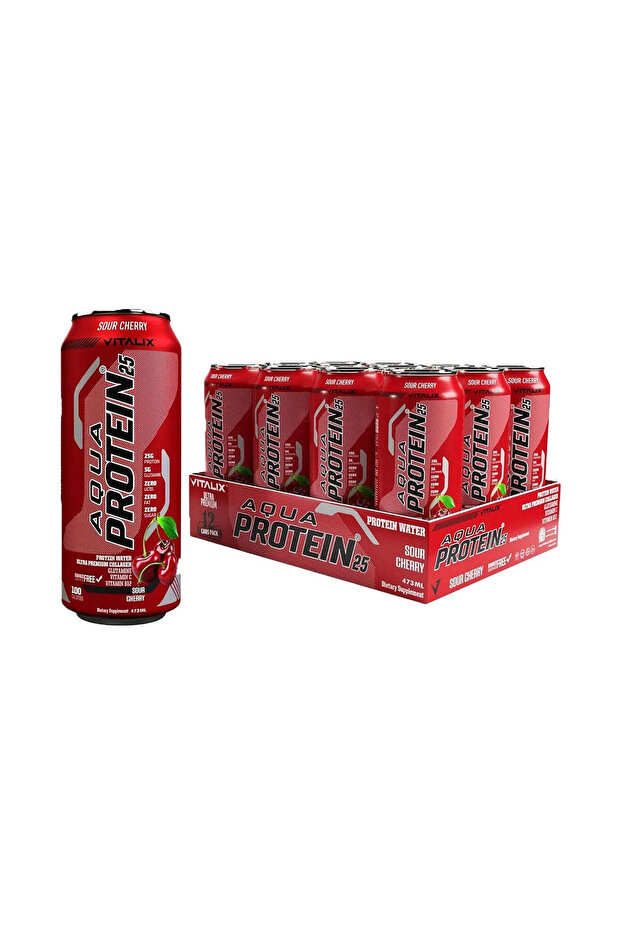 Aqua Protein 25 Protein Water - Sour Cherry