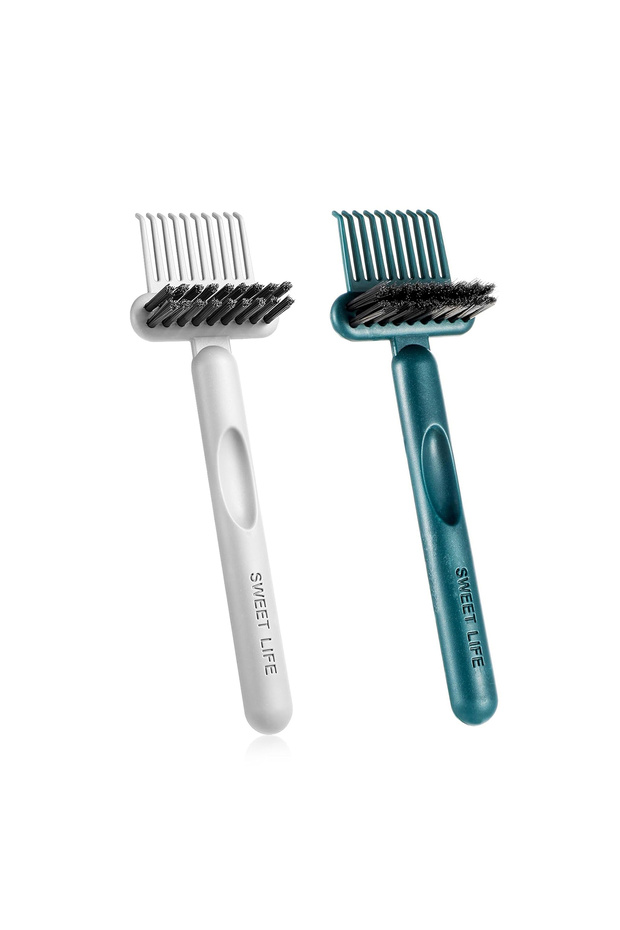 2PCS 1/2 Pcs Hair Brush Cleaning Tool 2-In-1 Comb Cleaning Brush Comb Cleaner Brush Mini Remover Rem