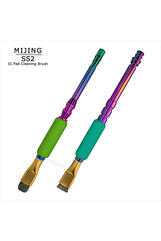 SS2 2 pcs Mijing 2 in 1 Anti-Static IC Pad Cleaning Brush for Mobile iPhone Motherboard PCB CPU Chi