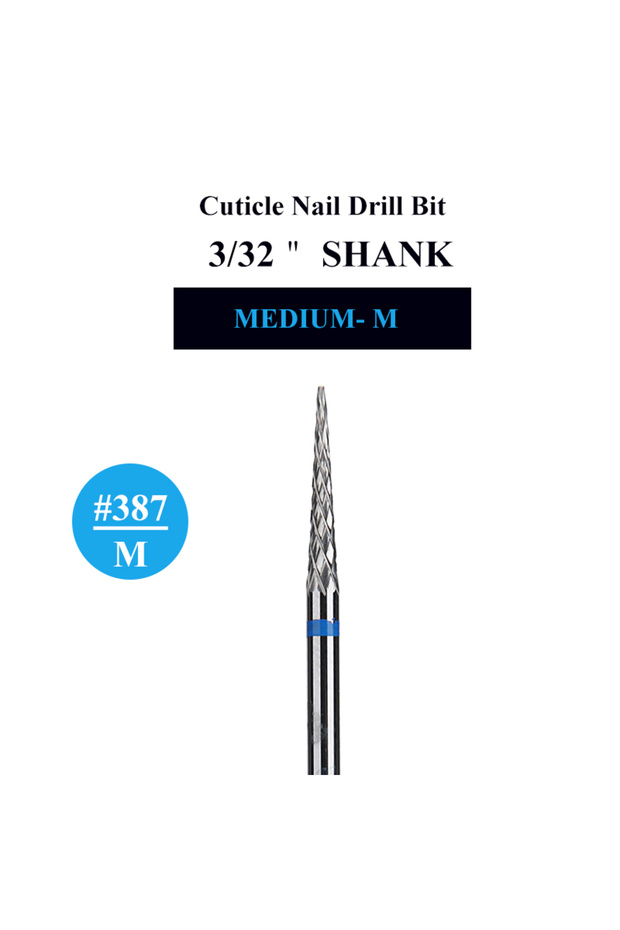 387-M Tungsten Carbide Nail Drill Bits Milling Cutter Electric Rotary Drill Machine Accessory Nails