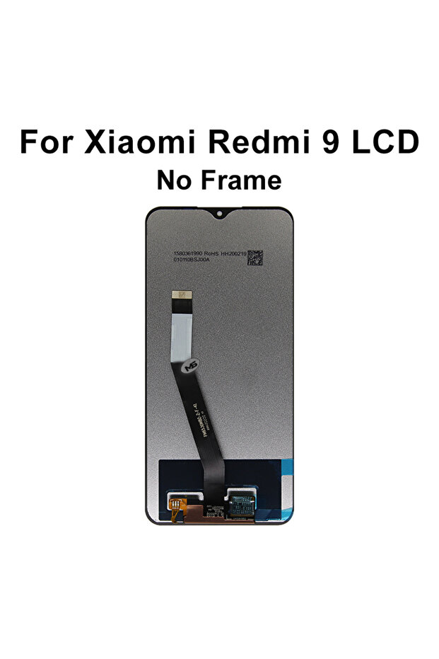شاشة LCD سوداء بدون إطار 6.53 بوصة عالية الجودة من نوع IPS لهاتف Redmi 9 M2004J19G مع لوحة لمس رقمية لهاتف Redmi 9