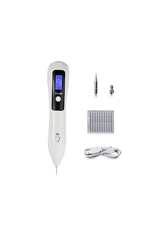 WHITE 9 Levels Laser Plasma Pen Freckle Remove Pen Wart Remover Tattoo Remover Instruments Skin Tag