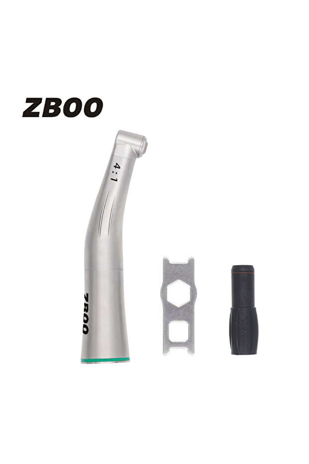 C10H 4to1 nolight Dental 4:1 16:1 Low Speed Contra Angle Fiber Optic Inner Water Spray Handpiece Red