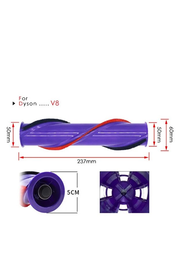 V8 Brush Roll For Dyson V6 V8 V10 V11 Cordless Vacuum Cleaner Replacement Brushroll Electric Brush H