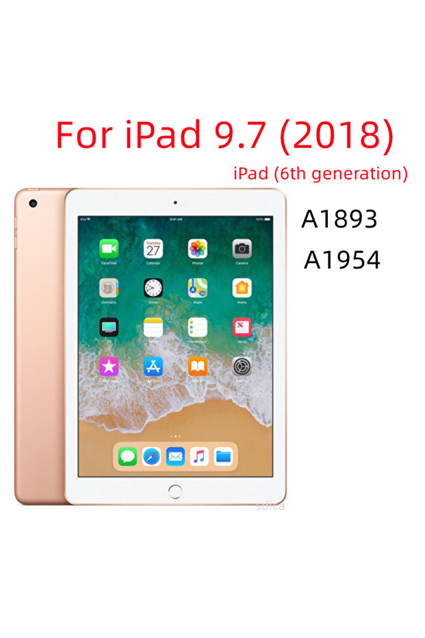 واقي شاشة زجاجي مقوى لجهاز iPad 9.7 2018 لجهاز iPad 9.7 2017 الجيل الخامس A1822 A1823 مقاس 9.7 بوصة 9.7 2018 6t