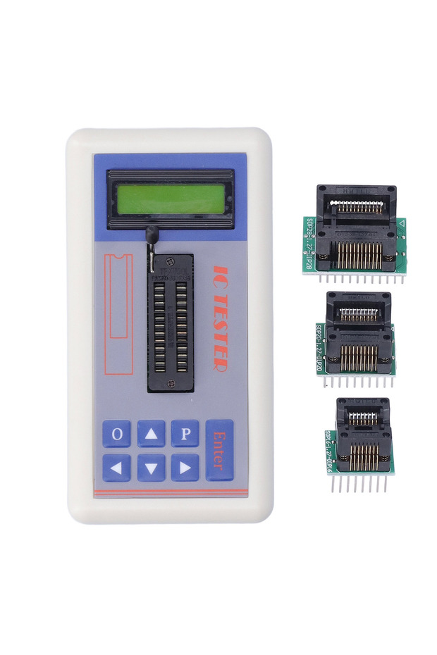 With terminals IC Transistor Capacitor Tester Integrated Circuit Tester Diode Checker Detector with