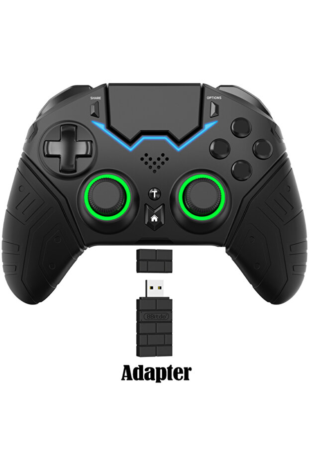 أضف محول وحدة تحكم لاسلكية لأجهزة PS4 و PS3 و PS4 و PS3 والهواتف المحمولة وأجهزة الكمبيوتر وأجهزة التلفزيون التي تعمل بنظام Android.