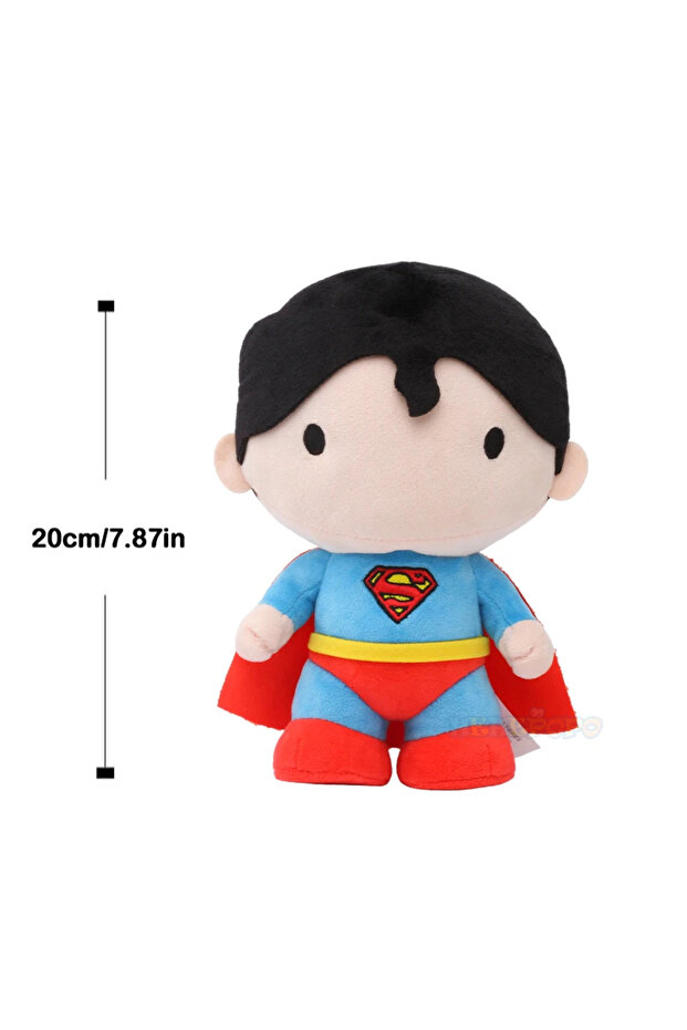 20cm Superman Classic Hero Plush Dolls 20cm Batman Superman DC Comics Justice League Soft Stuffed To
