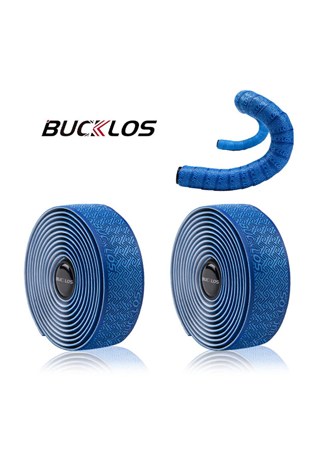Choice Dark Blue Road Bike Handlebar Tapes PU Shock Bicycle Handle Bar Tape W/Bar End Plugs