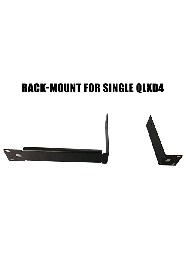 QLXD4 RACK-1 رف تثبيت على الرف إطار معدني لنظام الميكروفون اللاسلكي مستقبل لاسلكي مناسب لـ