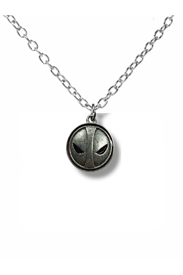 Deadpool Masked Superhero Necklace with 60cm Chain | Marvel Themed Unisex Jewelry