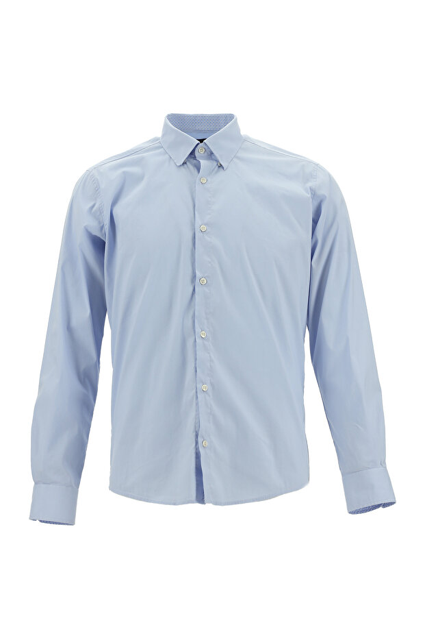 Long Sleeve Slim Fit Slim Fit Classic Cotton Shirt