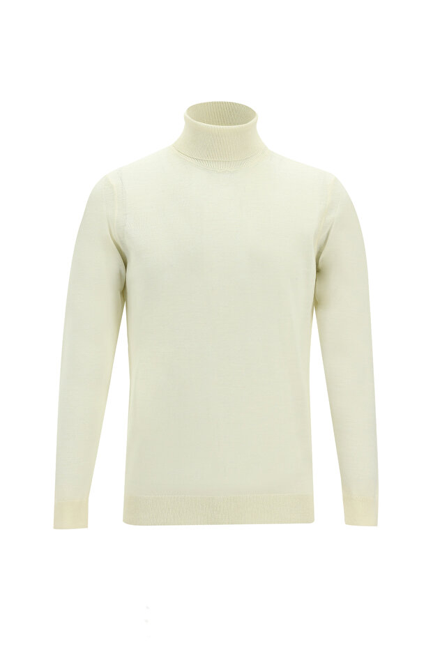 Turtleneck Regular Fit Wool Knitwear Sweater