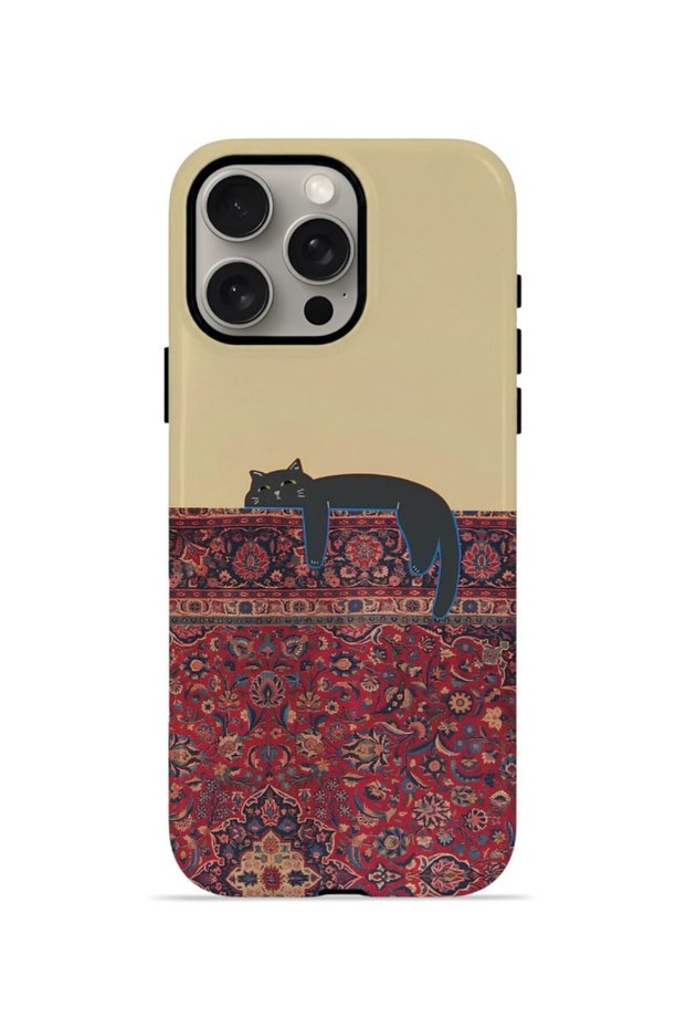 iPhone 15 Pro Max Vorian Double Layer Case Persian Cat Lounge