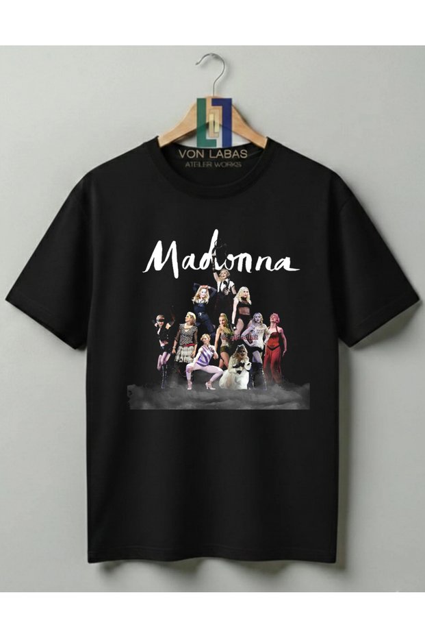 Unisex Cotton Premium Madonna Design T-Shirt